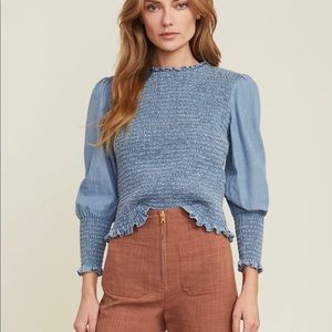 Veronica Beard chambray Top
